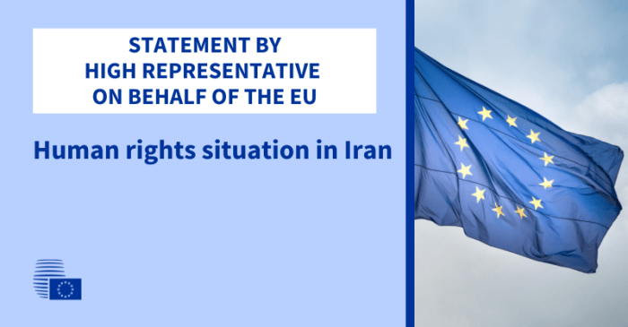 Iran: Statement by the High Representative on behalf of the EU on