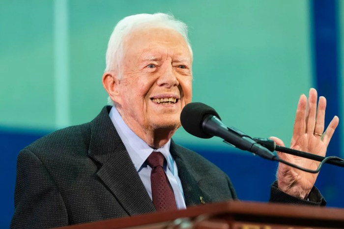 Jimmy Carter, former US president, turns 100